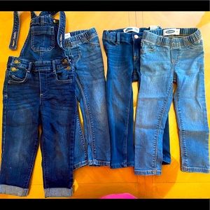 Assorted Old Navy Toddler Jeans